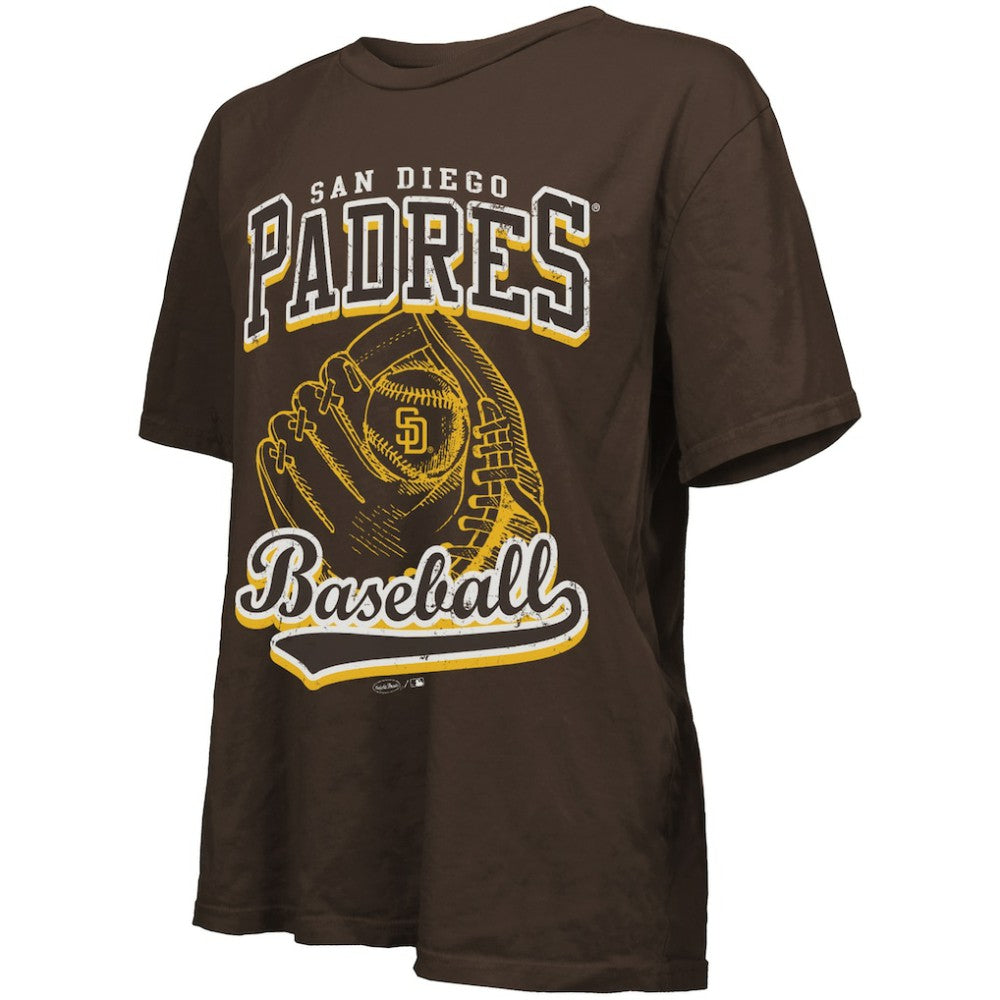 San Diego Padres Majestic Threads Women's Oversized First Base T-Shirt | MLB For sale