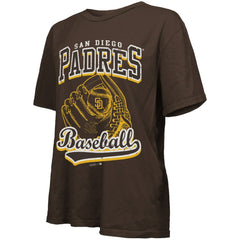 San Diego Padres Majestic Threads Women's Oversized First Base T-Shirt | MLB For sale