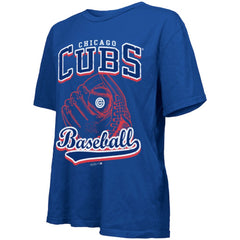 Chicago Cubs Majestic Threads Women's Oversized First Base T-Shirt | MLB US