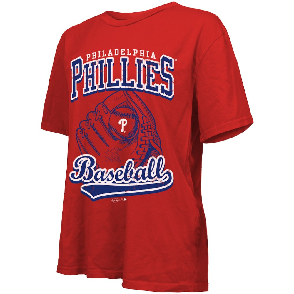 Philadelphia Phillies Majestic Threads Women's Oversized First Base T-Shirt | MLB Near me
