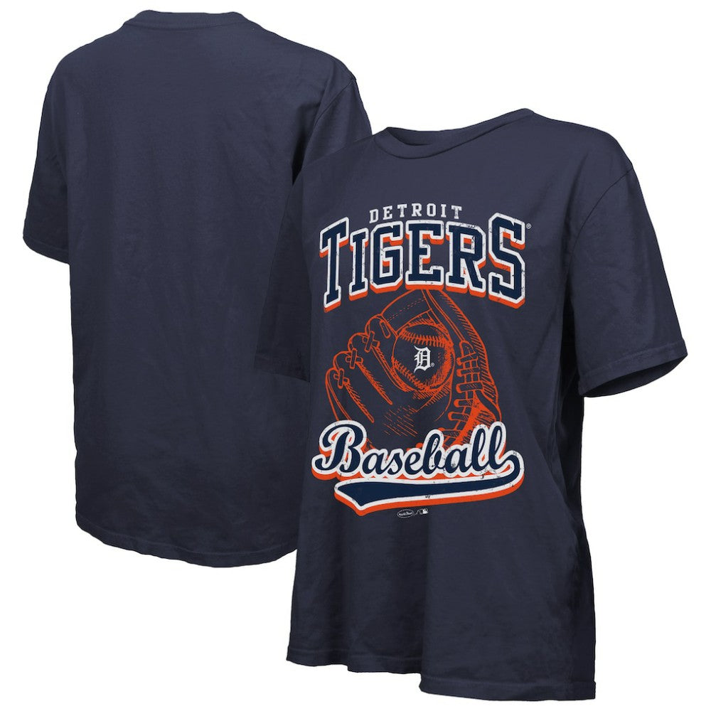 Detroit Tigers Majestic Threads Women's Oversized First Base T-Shirt | MLB Shop