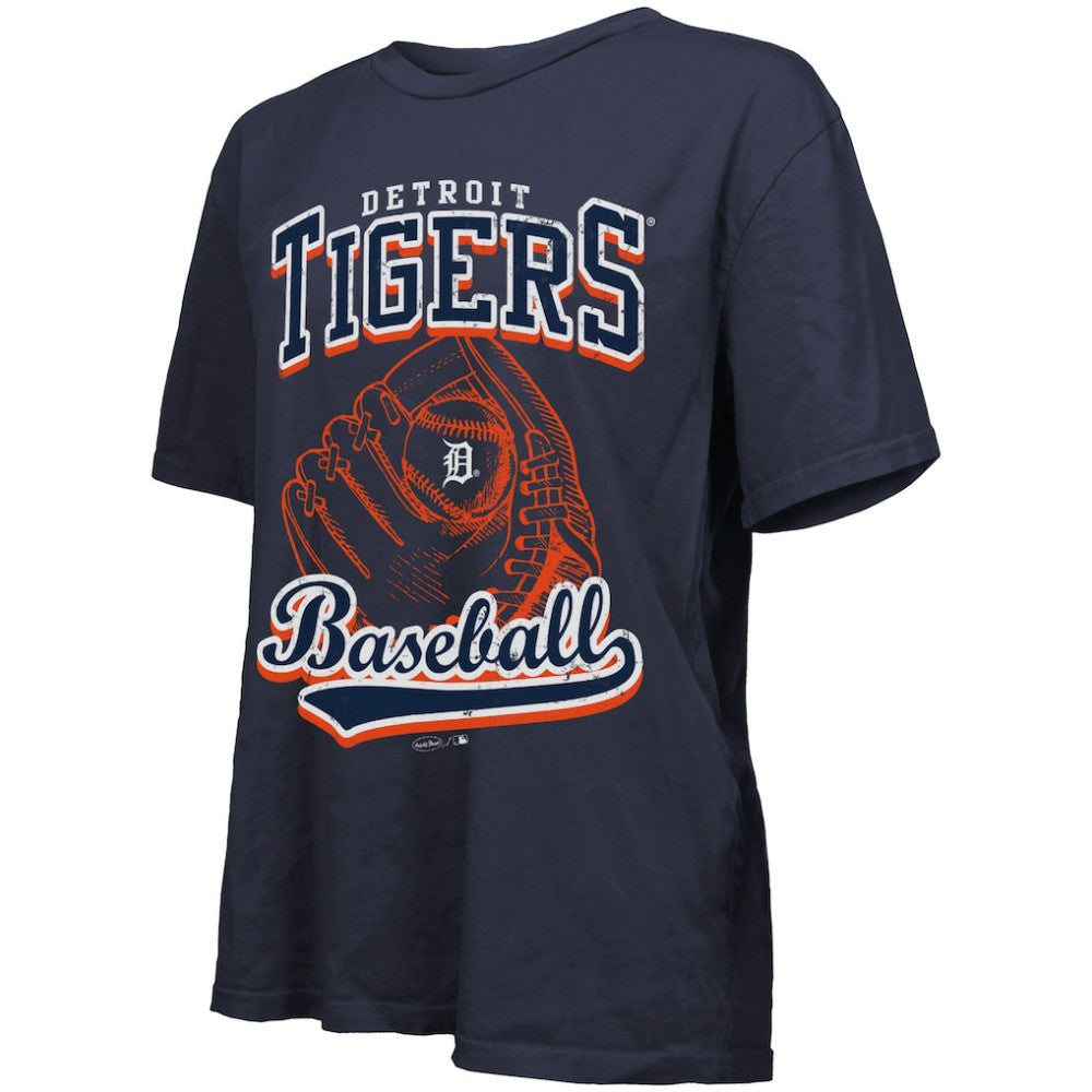 Detroit Tigers Majestic Threads Women's Oversized First Base T-Shirt | MLB Shop