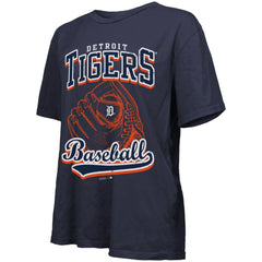 Detroit Tigers Majestic Threads Women's Oversized First Base T-Shirt | MLB Shop