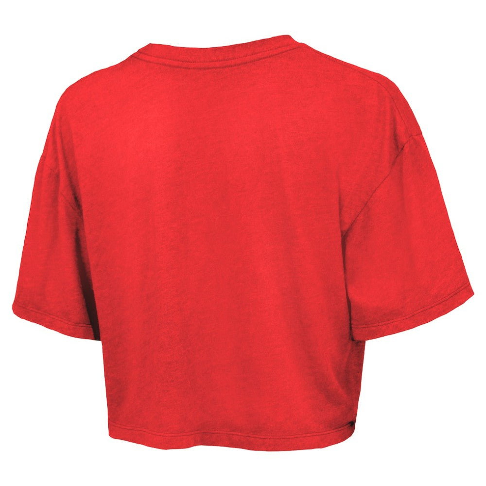 Philadelphia Phillies Majestic Threads Women's Boxy Crop T-Shirt | MLB For sale