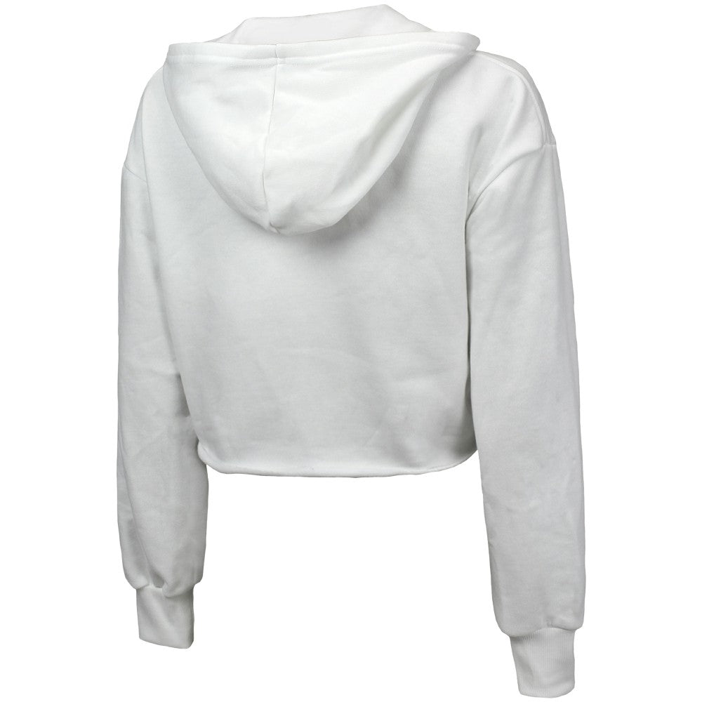 New York Mets Majestic Threads Women's Cropped Have A Field Day Tri-Blend Hoodie | MLB Online
