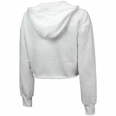 Detroit Tigers Majestic Threads Women's Cropped Have A Field Day Tri-Blend Hoodie | MLB On Sale
