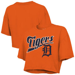 Detroit Tigers Majestic Threads Women's Boxy Crop T-Shirt | MLB US