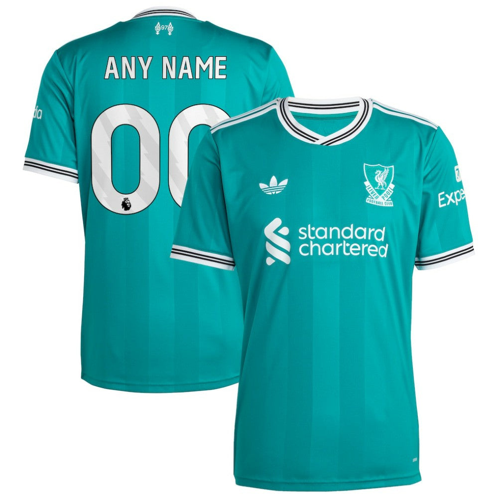 Liverpool 2025/26 Third Replica Custom Jersey Green - Adidas