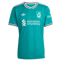 Liverpool 2025/26 Third Replica Custom Jersey Green - Adidas
