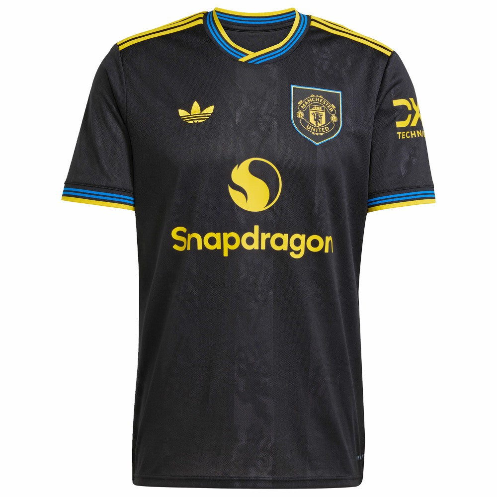 Manchester United 2025/26 Third Replica Custom Jersey Black - Adidas