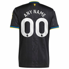 Manchester United 2025/26 Third Replica Custom Jersey Black - Adidas
