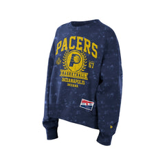 Indiana Pacers Women's Throwback Collection Mineral Wash Crewneck Sweatshirt On Sale