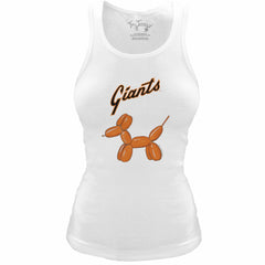 San Francisco Giants Tiny Turnip Women's Fitted Balloon Dog Tri-Blend Tank Top | MLB Outlet