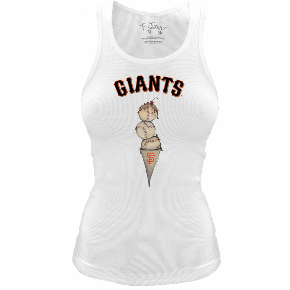 San Francisco Giants Tiny Turnip Women's Fitted Triple Scoop Tri-Blend Tank Top | MLB For sale