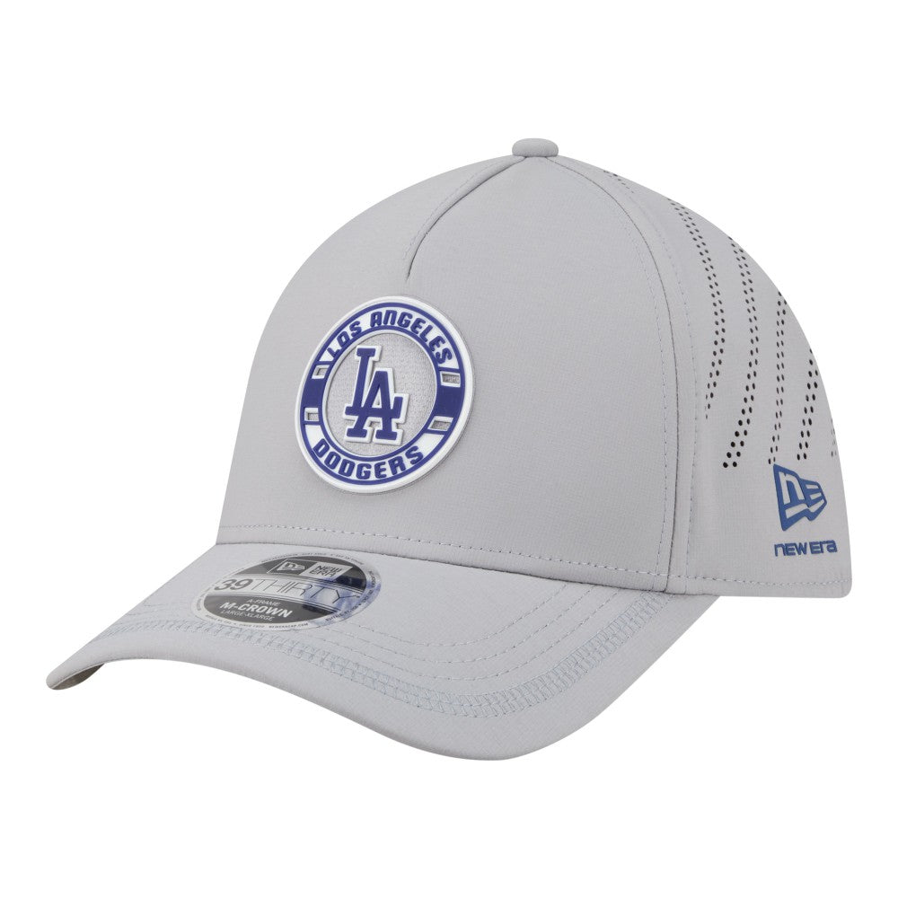 Los Angeles Dodgers New Era Patch 39THIRTY A-Frame M-Crown Perforated Flex Hat | MLB New