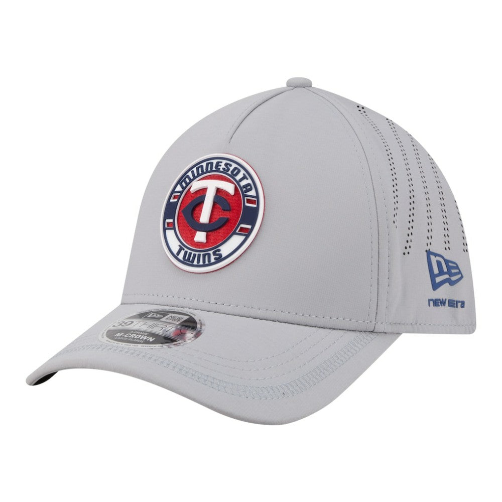 Minnesota Twins New Era Patch 39THIRTY A-Frame M-Crown Perforated Flex Hat | MLB Sale