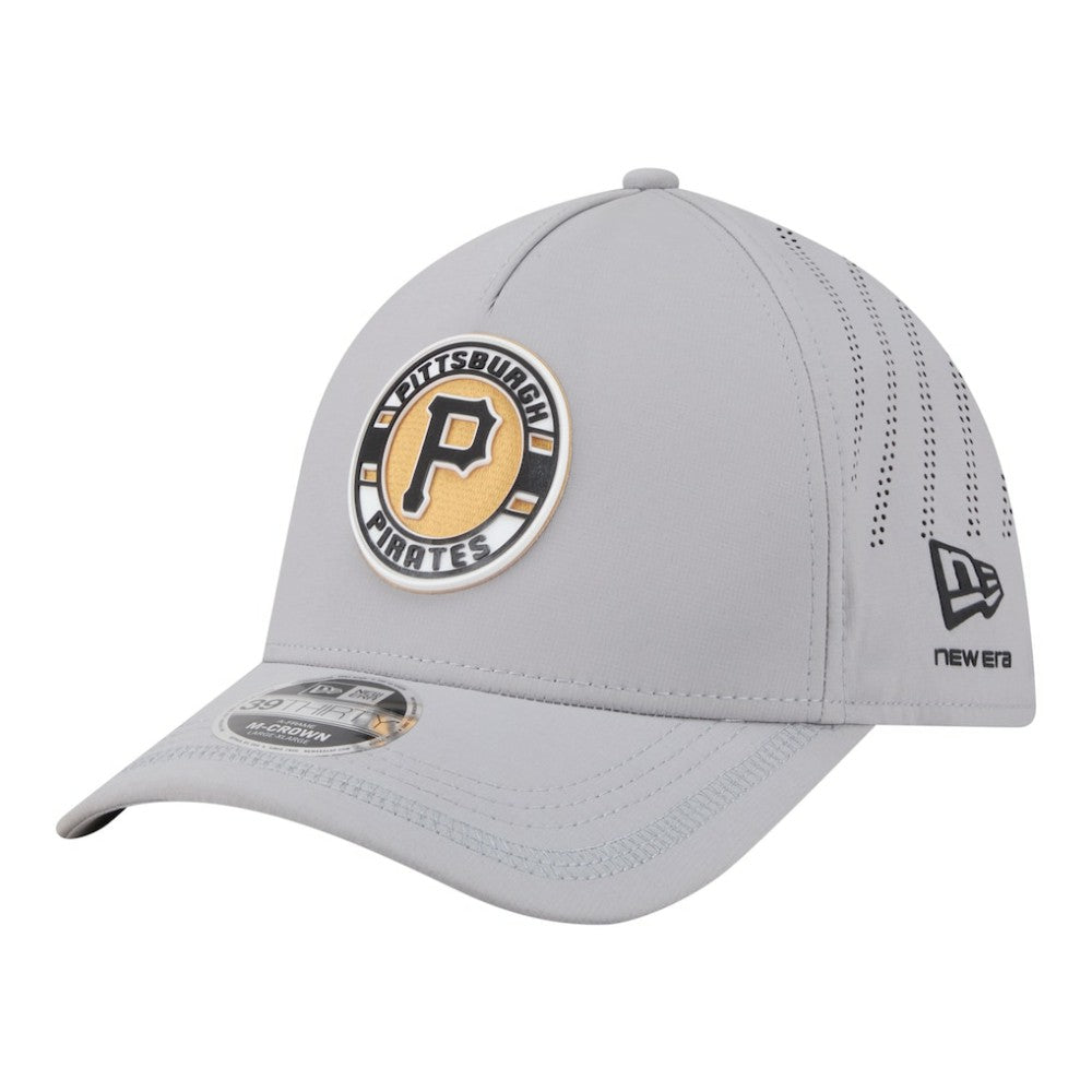 Pittsburgh Pirates New Era Patch 39THIRTY A-Frame M-Crown Perforated Flex Hat | MLB Outlet