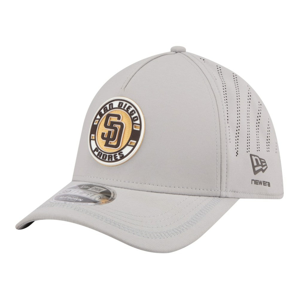 San Diego Padres New Era Patch 39THIRTY A-Frame M-Crown Perforated Flex Hat | MLB Sale