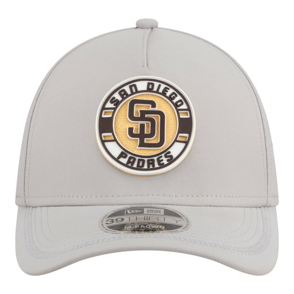 San Diego Padres New Era Patch 39THIRTY A-Frame M-Crown Perforated Flex Hat | MLB Sale