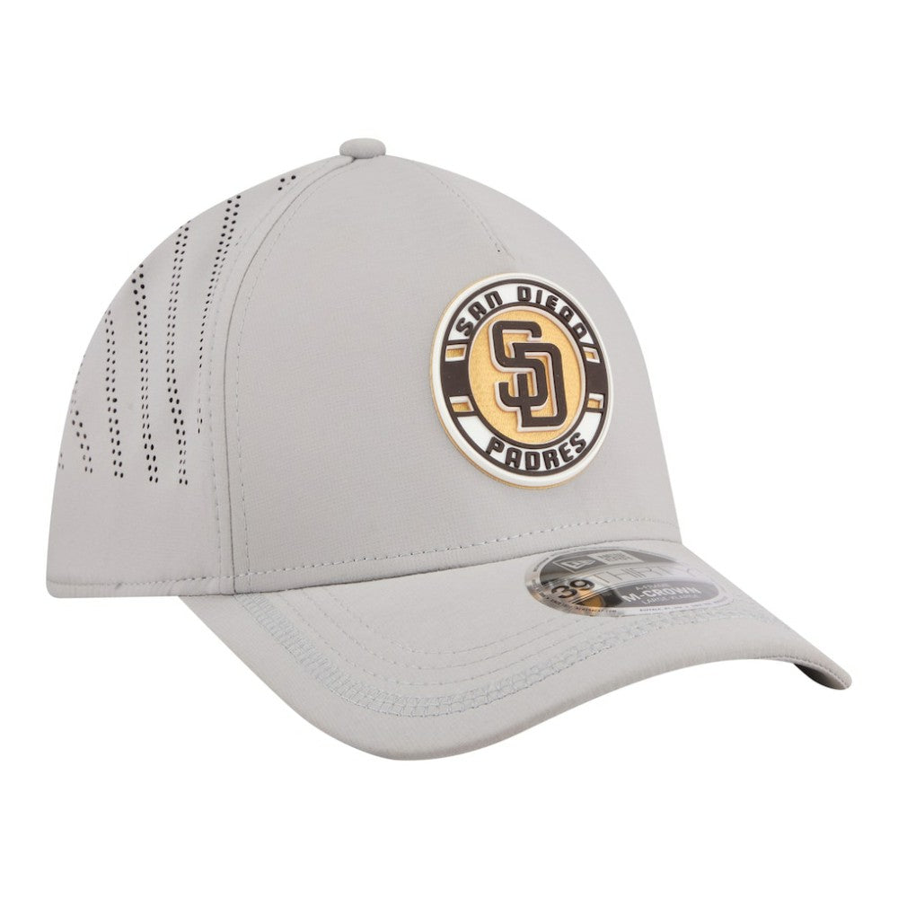 San Diego Padres New Era Patch 39THIRTY A-Frame M-Crown Perforated Flex Hat | MLB Sale