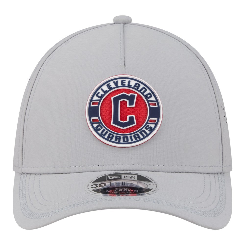 Cleveland Guardians New Era Patch 39THIRTY A-Frame M-Crown Perforated Flex Hat | MLB Outlet