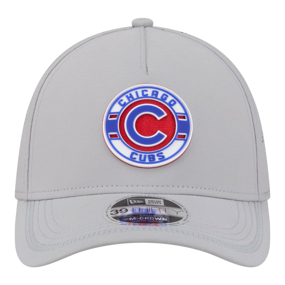 Chicago Cubs New Era Patch 39THIRTY A-Frame M-Crown Perforated Flex Hat | MLB Sale