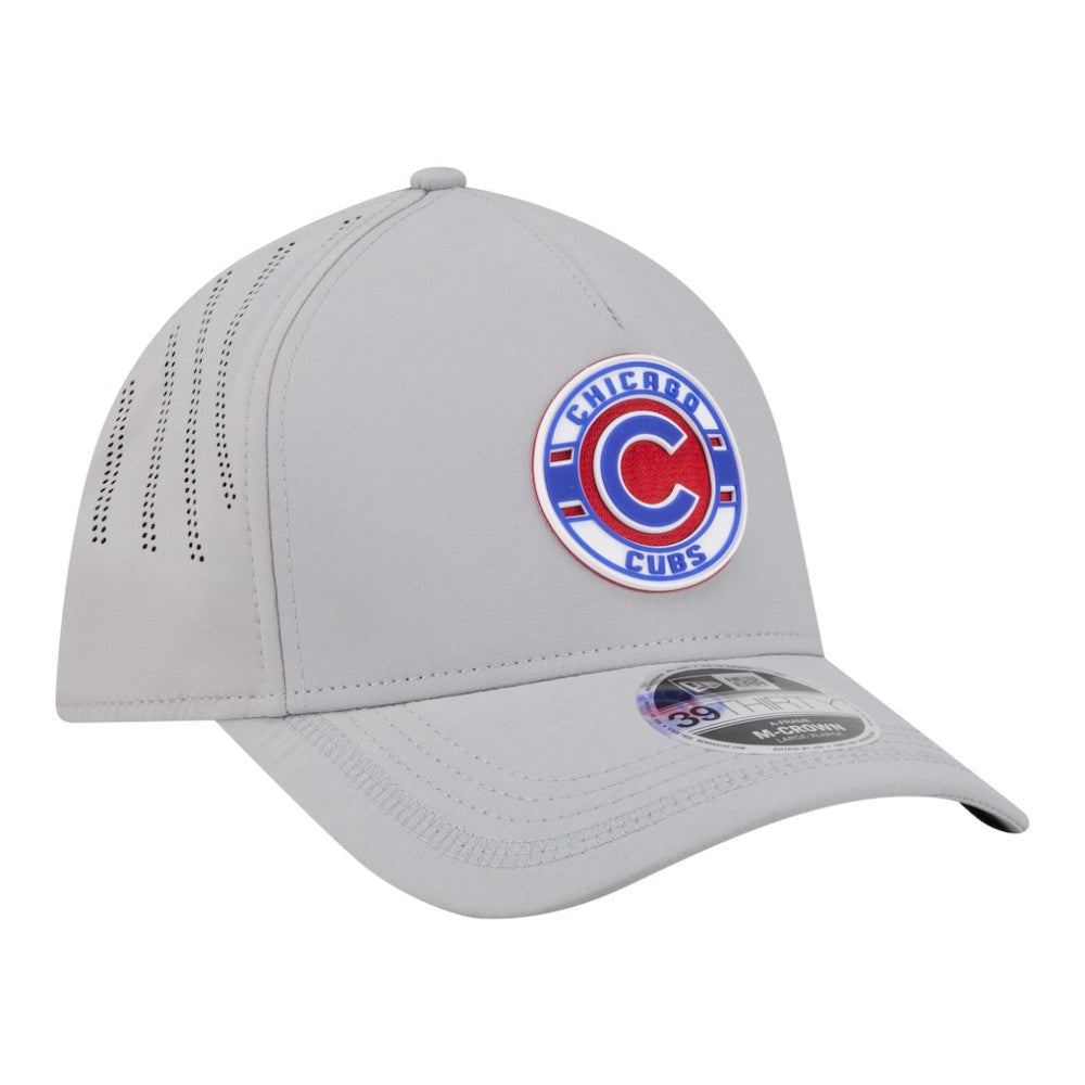 Chicago Cubs New Era Patch 39THIRTY A-Frame M-Crown Perforated Flex Hat | MLB Sale