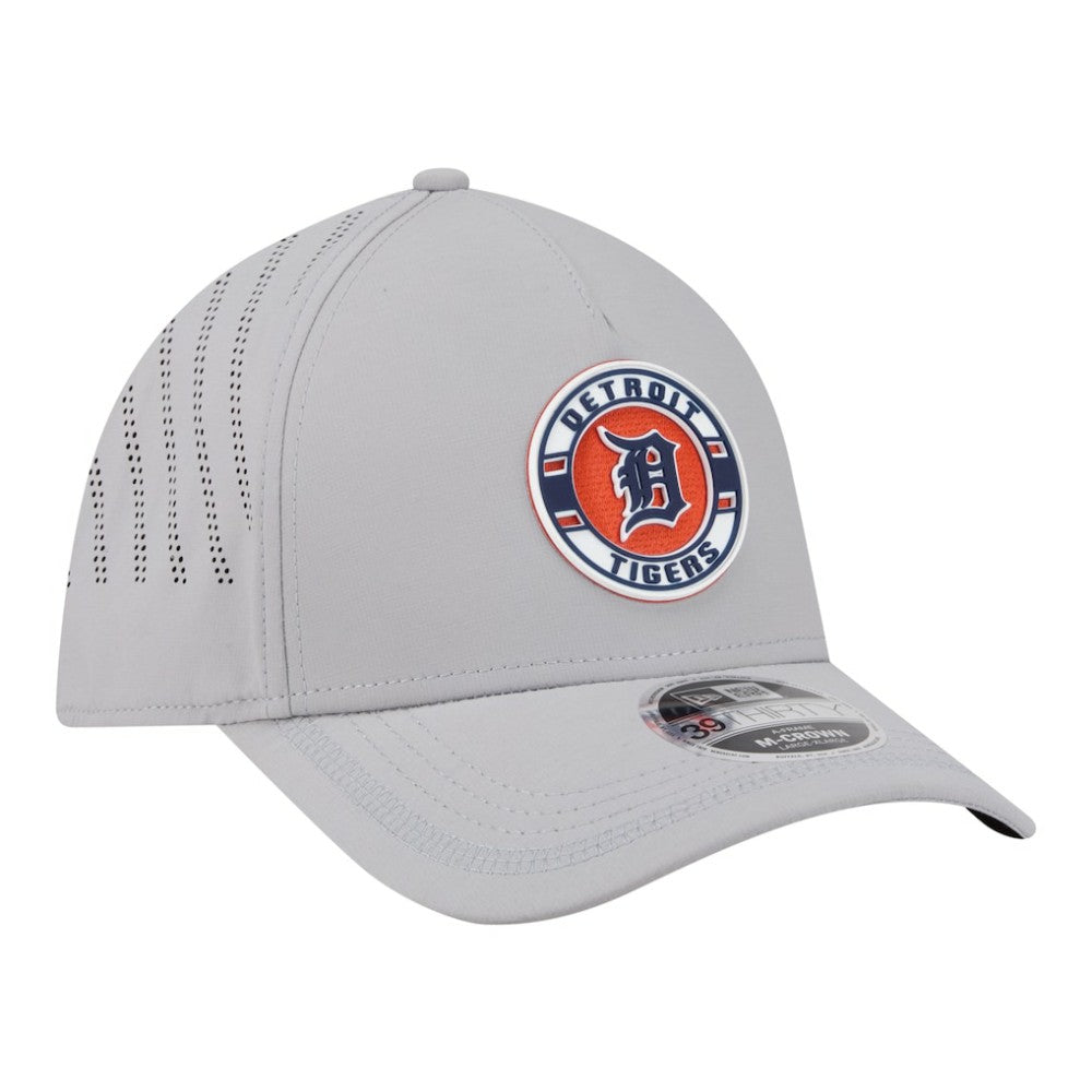 Detroit Tigers New Era Patch 39THIRTY A-Frame M-Crown Perforated Flex Hat | MLB Shop