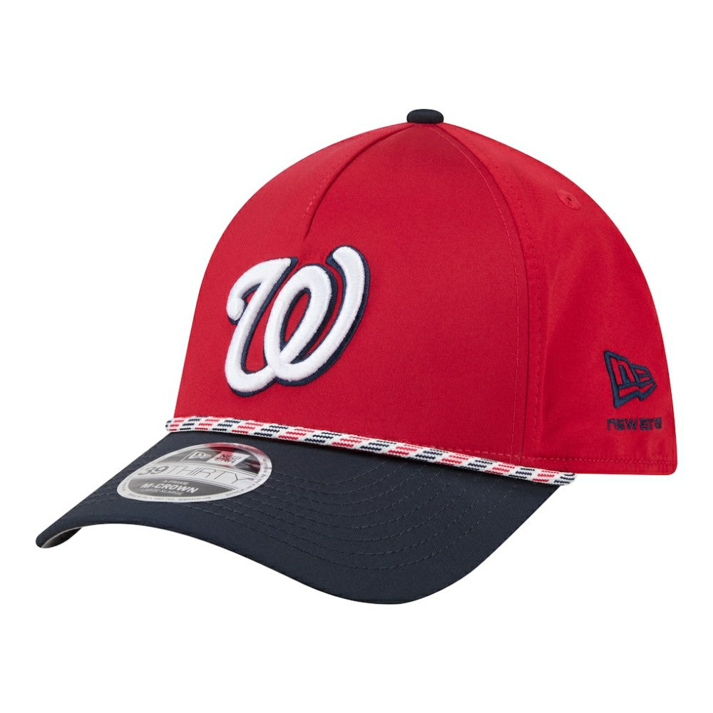 Washington Nationals New Era Rope M-Crown A-Frame 39THIRTY Flex Hat | MLB For sale