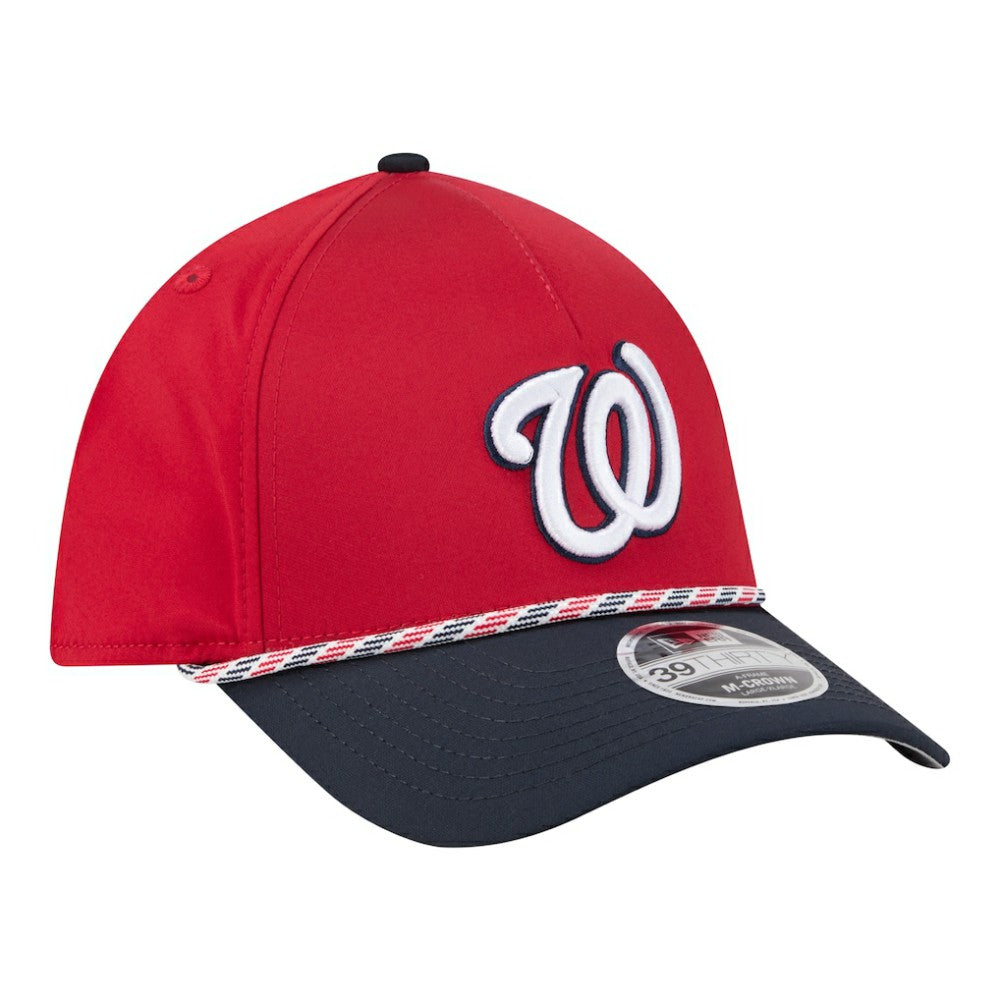 Washington Nationals New Era Rope M-Crown A-Frame 39THIRTY Flex Hat | MLB For sale