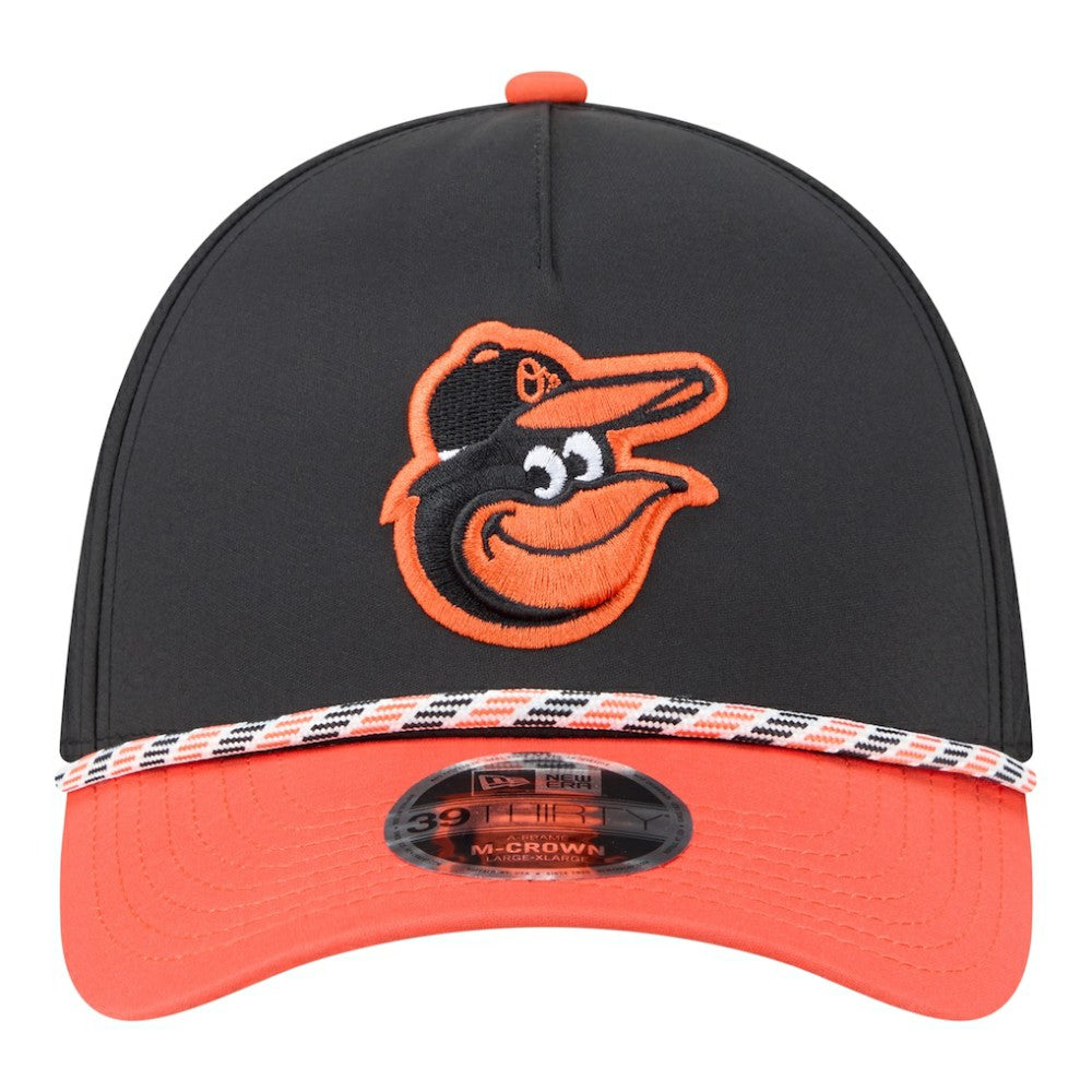 Baltimore Orioles New Era Rope M-Crown A-Frame 39THIRTY Flex Hat | MLB New