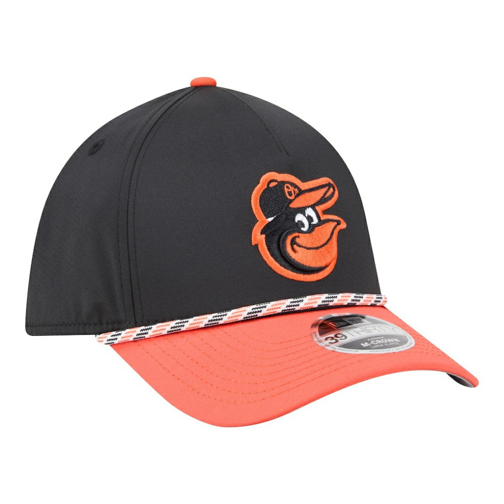 Baltimore Orioles New Era Rope M-Crown A-Frame 39THIRTY Flex Hat | MLB New