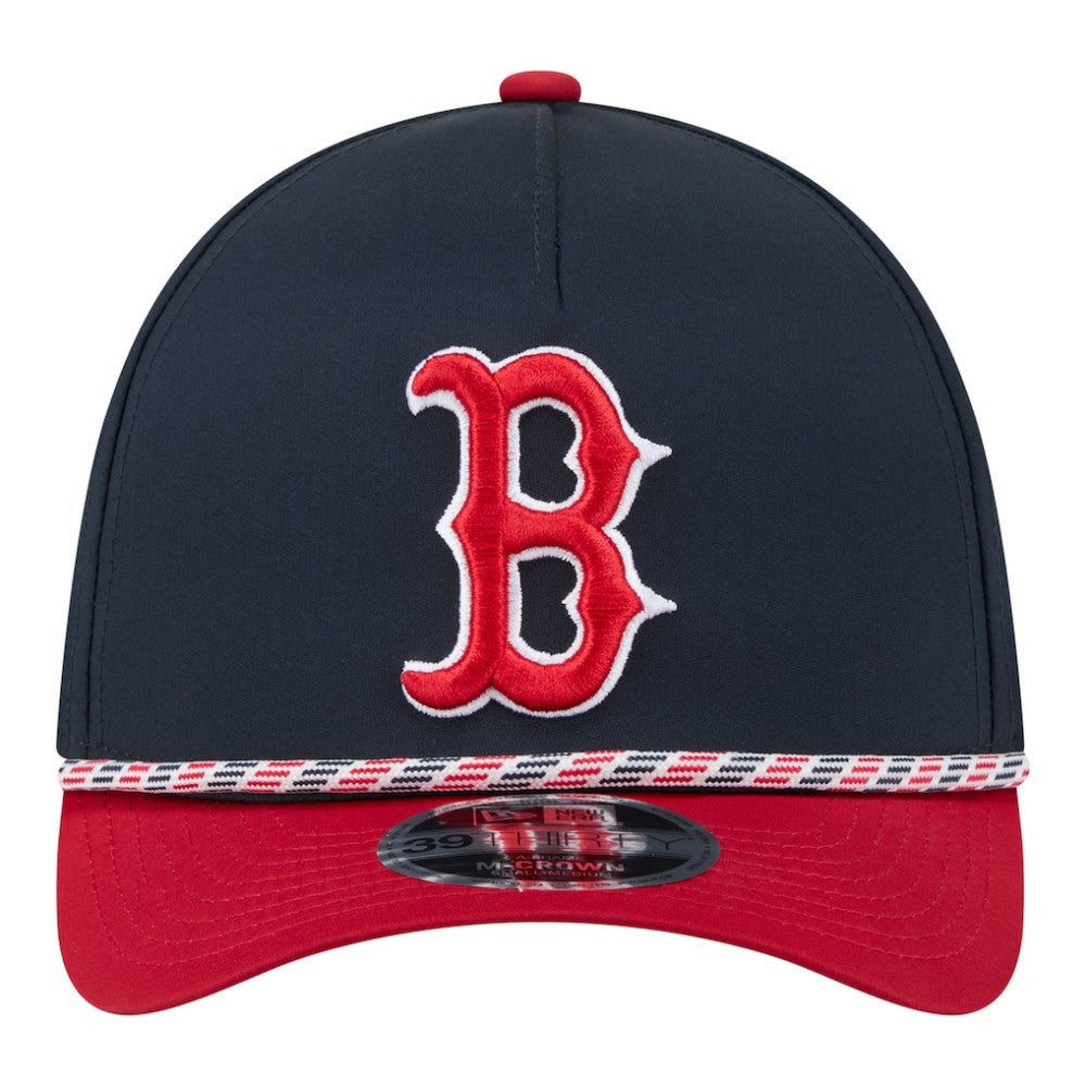 Boston Red Sox New Era Rope M-Crown A-Frame 39THIRTY Flex Hat | MLB New