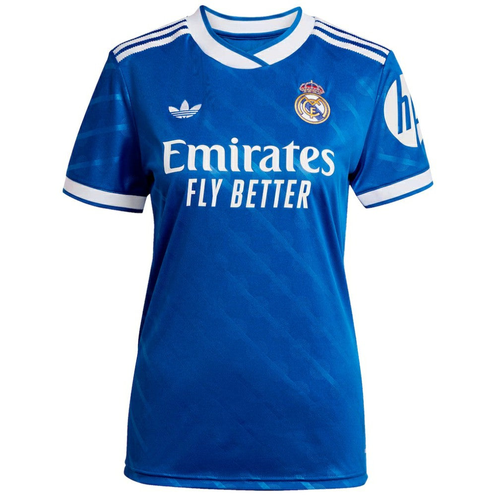 Real Madrid Women's 2025/26 Third Replica Custom Jersey Blue - Adidas