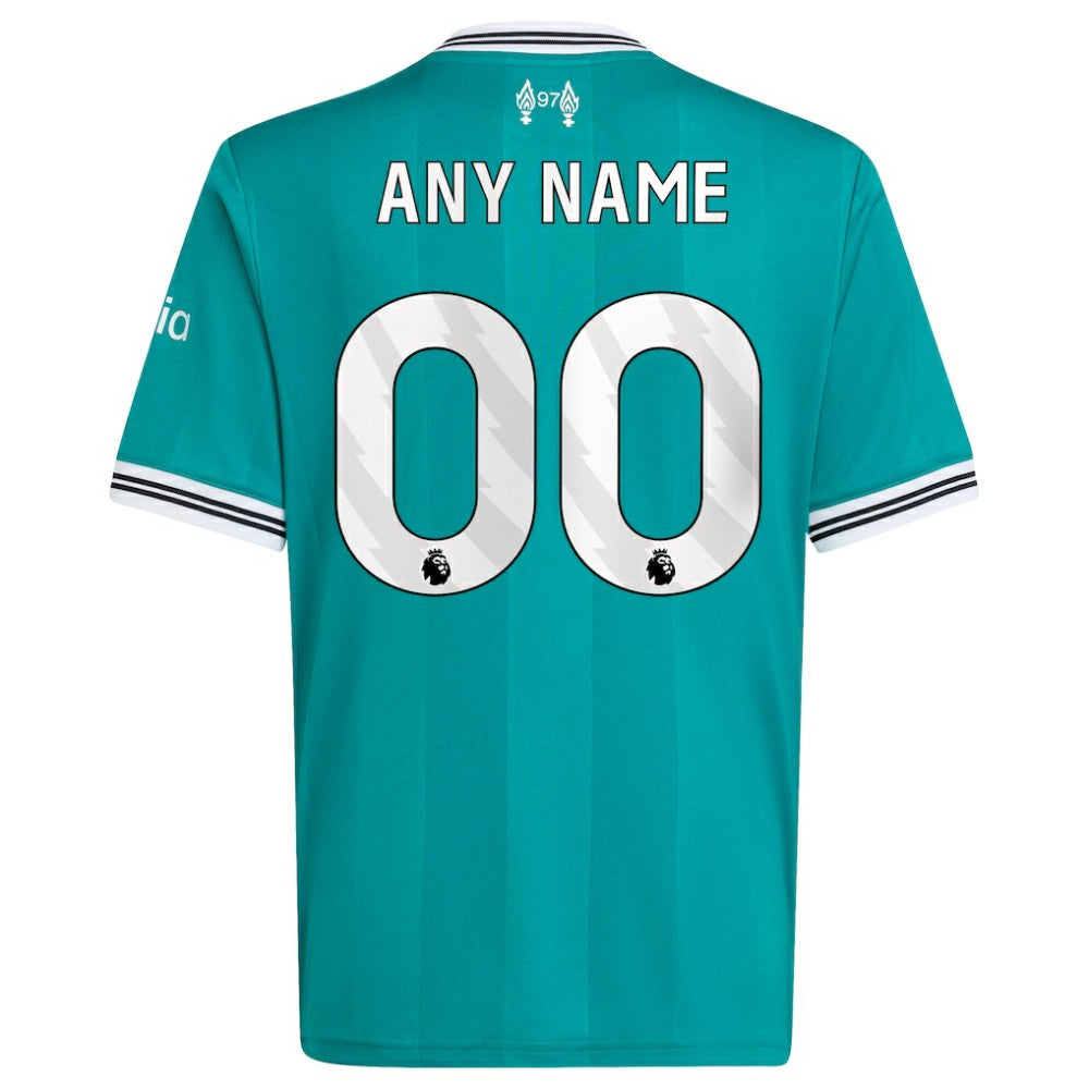 Liverpool Youth 2025/26 Third Replica Custom Jersey Green - Adidas