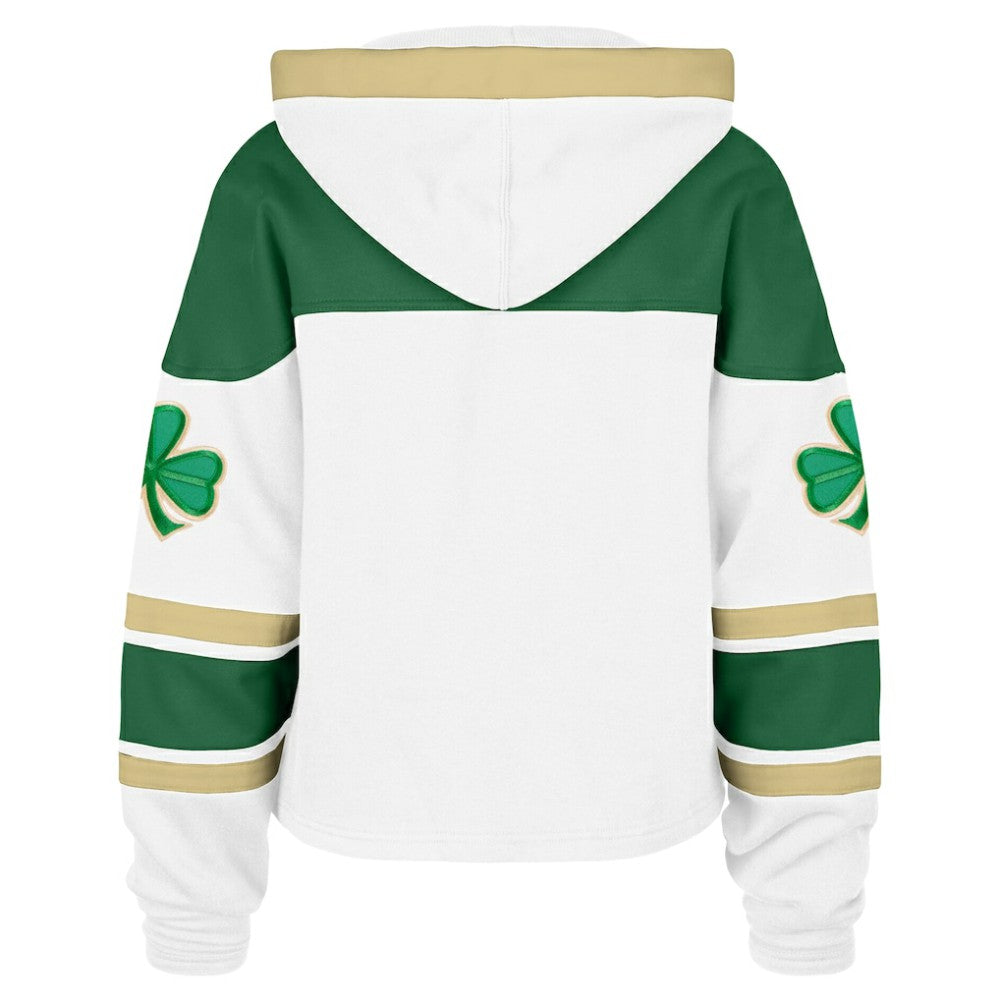 Boston Bruins '47 Women's McLucky Cropped Lacer Hoodie Discount