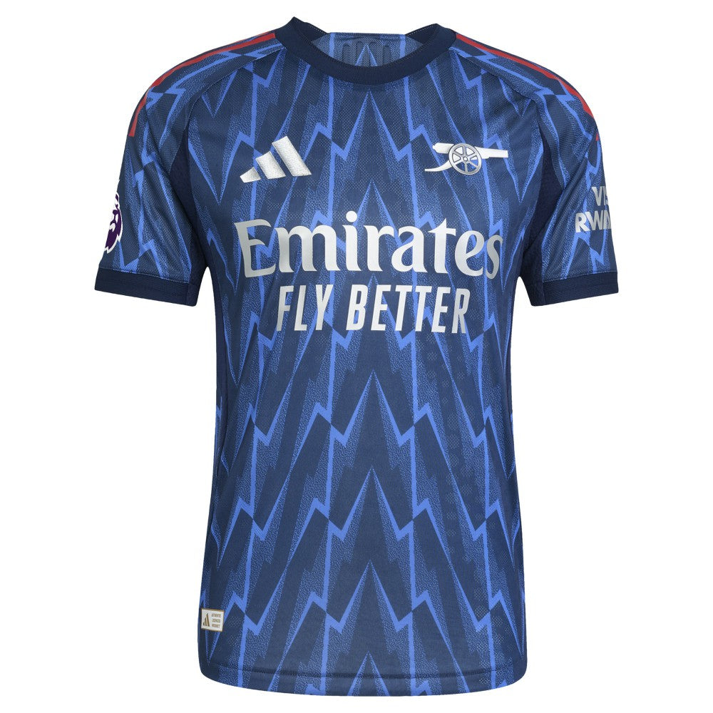 Bukayo Saka Arsenal 2025/26 Away Player Jersey Blue - Adidas