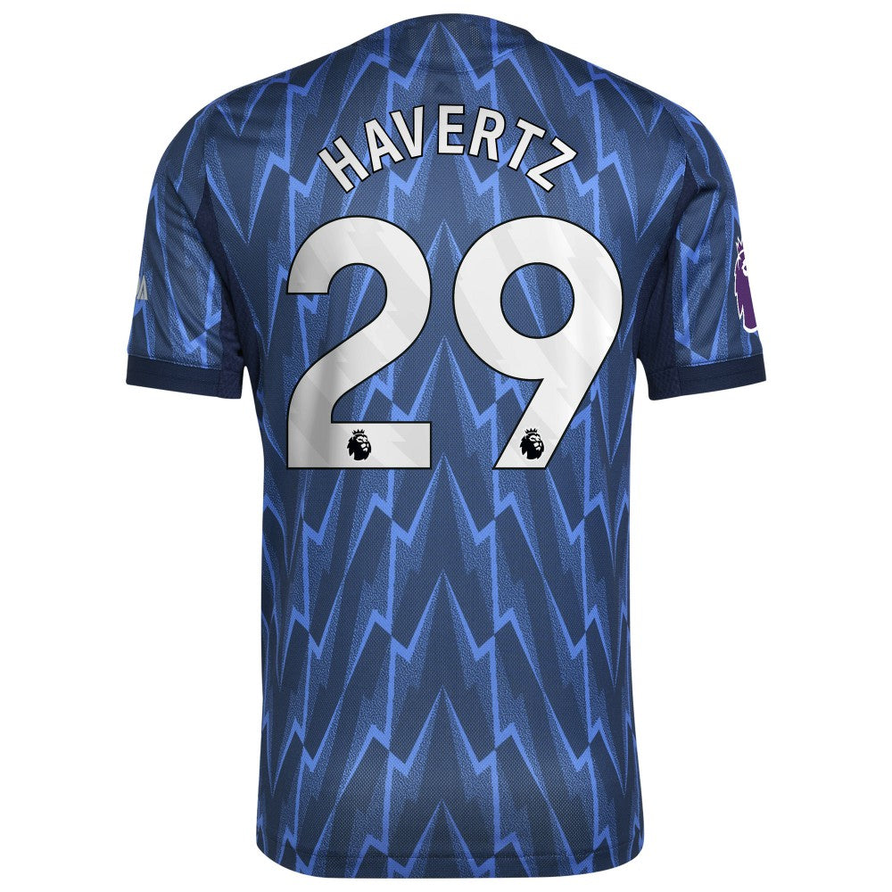 Kai Havertz Arsenal 2025/26 Away Player Jersey Blue - Adidas