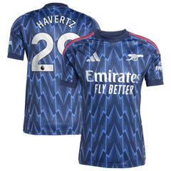 Kai Havertz Arsenal 2025/26 Away Replica Player Jersey Blue - Adidas