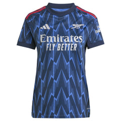 Bukayo Saka Arsenal Women's 2025/26 Away Replica Player Jersey Blue - Adidas