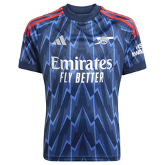 Bukayo Saka Arsenal Youth 2025/26 Away Replica Player Jersey Blue - Adidas