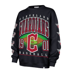 Cleveland Guardians '47 Women's Trendy Team Go Big Oversized Sweatshirt | MLB Near me