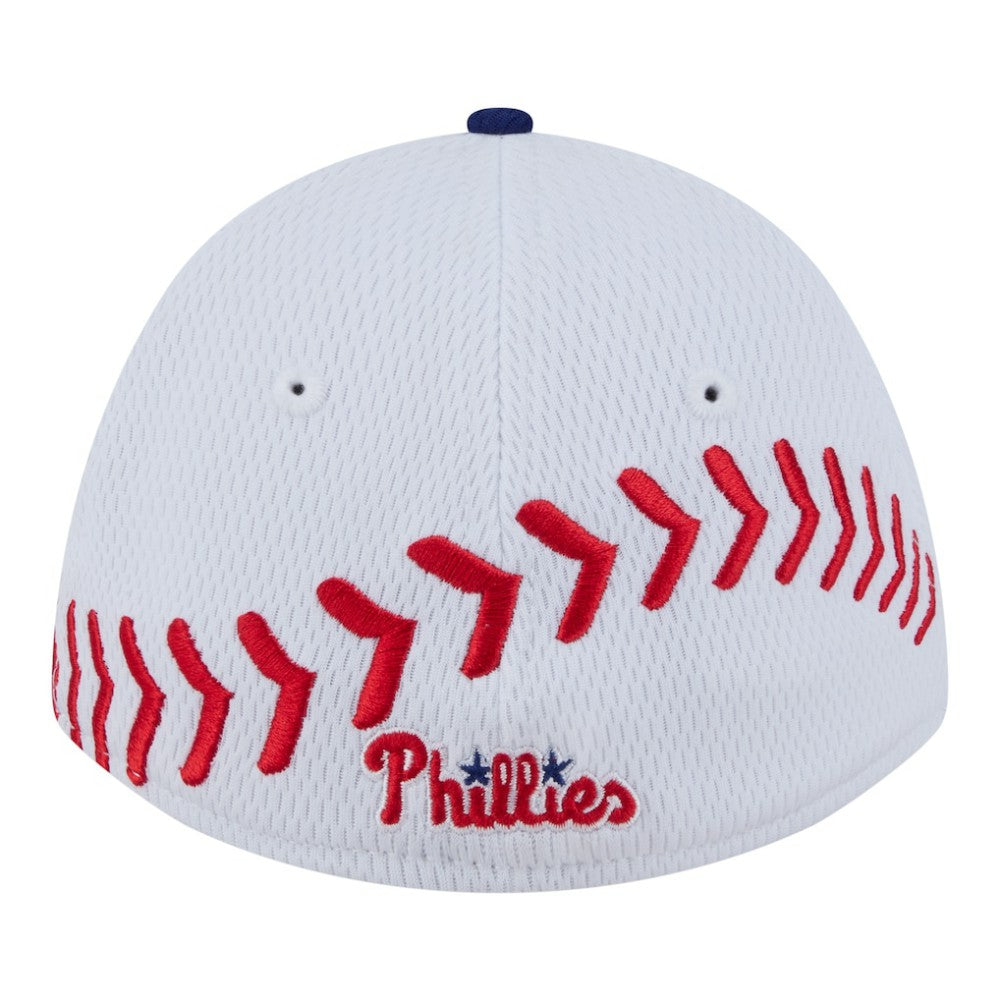Philadelphia Phillies New Era Youth Baseball 39THIRTY M-Crown Flex Hat | MLB Sale