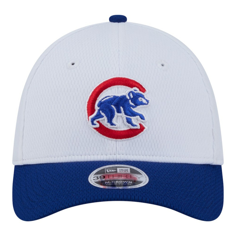 Chicago Cubs New Era Youth Baseball 39THIRTY M-Crown Flex Hat | MLB For sale