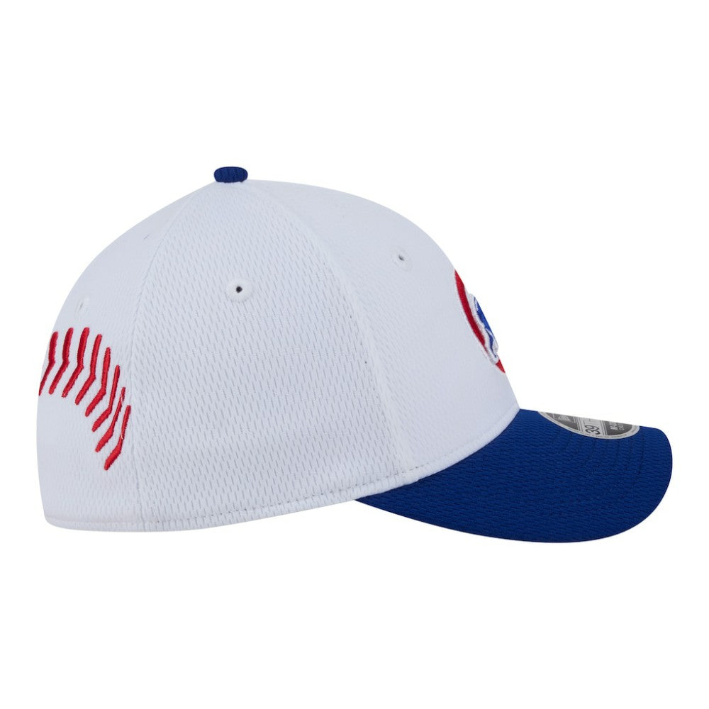 Chicago Cubs New Era Youth Baseball 39THIRTY M-Crown Flex Hat | MLB For sale