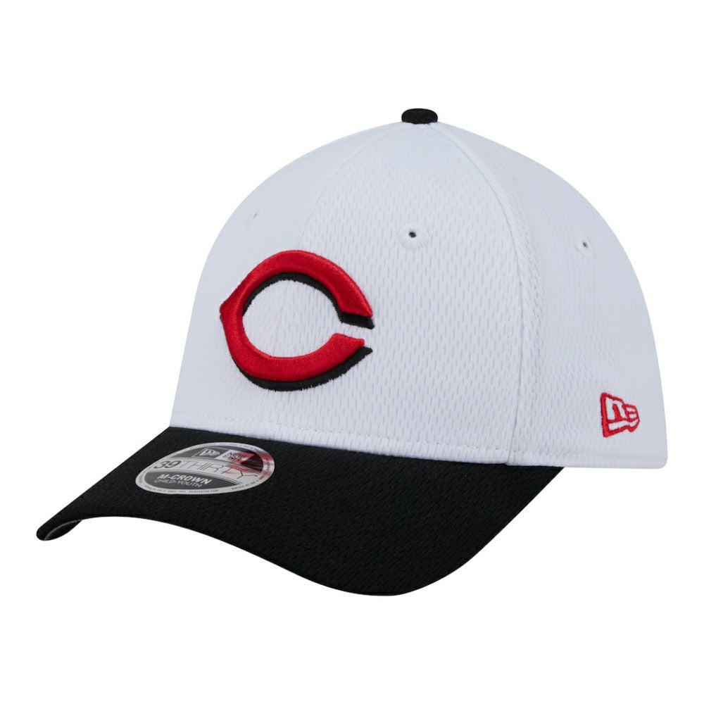 Cincinnati Reds New Era Youth Baseball 39THIRTY M-Crown Flex Hat | MLB On Sale