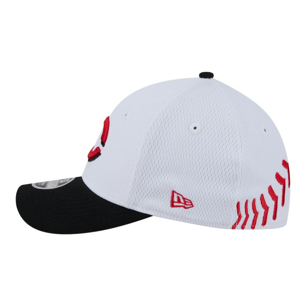 Cincinnati Reds New Era Youth Baseball 39THIRTY M-Crown Flex Hat | MLB On Sale