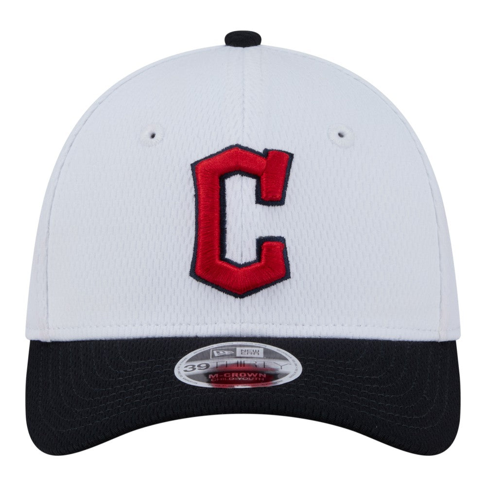 Cleveland Guardians New Era Youth Baseball 39THIRTY M-Crown Flex Hat | MLB Discount