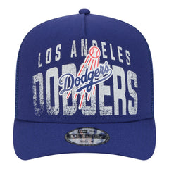 Los Angeles Dodgers New Era Youth Logo Fade A-Frame 9FIFTY Snapback Hat | MLB For sale