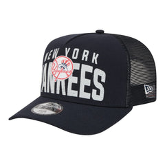 New York Yankees New Era Youth Logo Fade A-Frame 9FIFTY Snapback Hat | MLB For sale